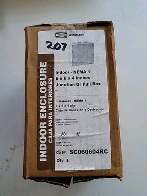6" x 6" x 4" Electrical Indoor Enclosure SC060604RC