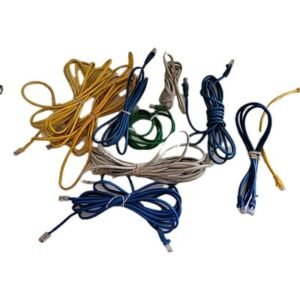 Lot of 10 Cat-5 RJ45 Patch Cable Ethernet Cables - Various Sizes Etc
