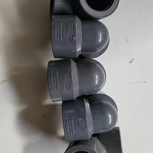 Lot of 5 - Spears 806-005S  1” PVC SCH80  90 Elbow New Other Fpt To Fpt