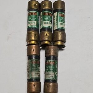 Lot Of 5 Bussmann Fusetron FRN R 40 Amp Fuses Class RK5  250V