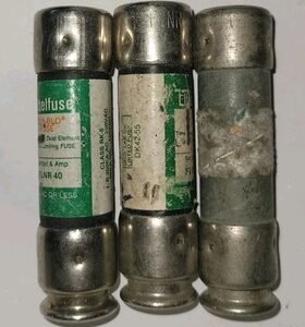 Littelfuse FLNR40 40 Amp 250 Volt Time Delay Dual Element RK5 Fuse *Lot Of 3*