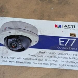 Acti Corp E77 Cameras and Other Video Equipment