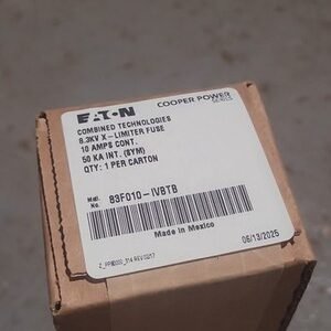 Eaton Cooper Power 83F010-IVBTB X-Limiter Fuse 8.3kV 10A 50kA NEW