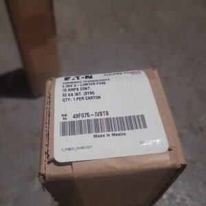 COOPER POWER 43F075 IVBTB 75 AMP 4.3 KV 50 KA Combined Technologies Fuse