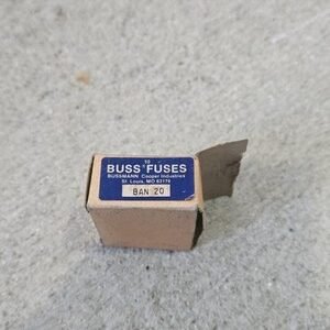 BUSS BAN-5 INDUSTRIAL & ELECTRICAL FUSES BOX OF 10