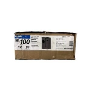 Eaton MBE1224B100BTF Outdoor Flush Mount Main Breaker 100A 12-Spaces 24-Cir