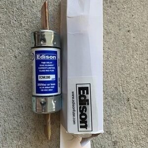 Edison Fuse ECNR200 200A 250VAC Time Delay Dual Element Fuse Cooper Bussmann