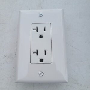 Eaton 20A Decora Outlet + Cover 6352W Non TMAPER Heavy Duty  (10 Pack)
