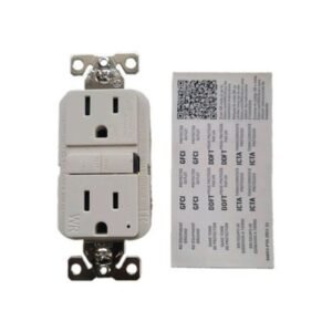 10pc EATON TWRGFI15-LA TAMPER & WEATHER RESISTANT GFCI RECEPTACLES LIGHT ALMOND