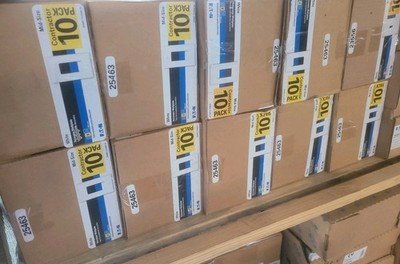 Case of 50 Eaton White 1G UNBREAKABLE Mid-Size Wallplates Decora Cover PJ26W - Image 2