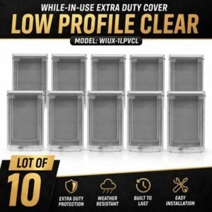 Extra Duty While-in-Use Weather Protective Cover 1-Gang  EATON WIUX-1LPVCL 10ct