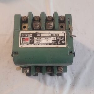 FURNAS 14BF32B 3-PHASE MAGNETIC STARTER CONTACTOR SIZE 00 240/480V COIL