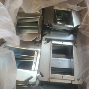 Lot Of 15 Eaton TP522 Steel Tile Wall Cover 4 in. Square Box, 3/4 in. Raised