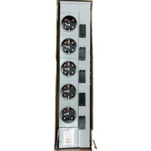 Eaton 3MM 125 Amp 5-Socket Ringless Meter Stack Module 3MM512R12 120/208v