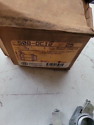 Lot Of 17 Bridgeport 508-DCI2 3/4" SS Flex Connector Insulated + 4 L18 3/4 - Image 3