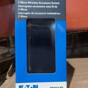 6 Eaton RF9617DBK Z-Wave Plus Accessory Companion Switches Black 120V