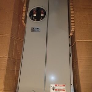 Eaton MBE1224PVL125F Meter MAIN COMBO 10K BR125A MB 240V 1PH 4-Term Flush Mount