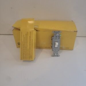 Hubbell CSB120 Ivory Toggle Light Switch 20A Single-pole (Lot Of 10) NEW