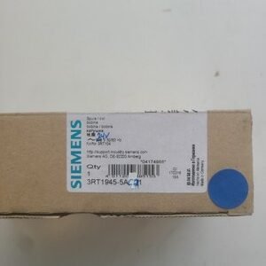 B3RT1945-5AC21 BRAH COILS 3RT1945-5AC21 CONTROL COIL 24VAC 50/60HZ SIEMENS S NEW