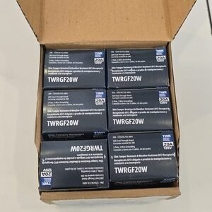 6pk Eaton TWRGF20W Tamper and Weather Resistant GFCI Receptacle TWR 20A - New I