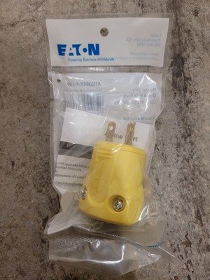 24 Pack Eaton AH5364Y-F-LW Plugs Connector Yellow 5-20p 20A - Image 2