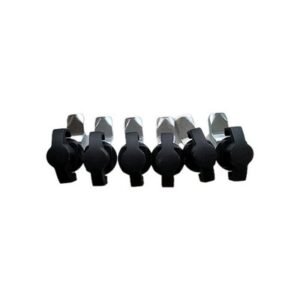 6-Thumb Operated Cam Lock for Electrical Machine Cabinet Type Panels Lot of 6