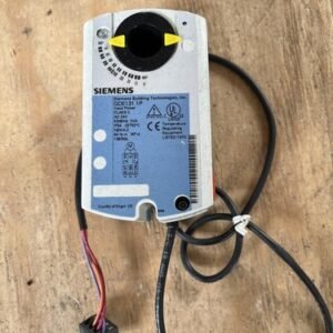 SIEMENS GDE131.1P DAMPER ACTUATOR HVAC - INPUT POWER 50 60 HZ AC 24V USED WORKS