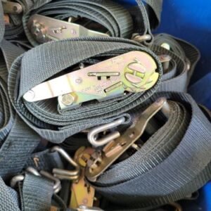 8 NEW Logistic Cargo Ratchet Straps KINEDYNE Part #811 SIZE 2"W x 8’ NEVER USED