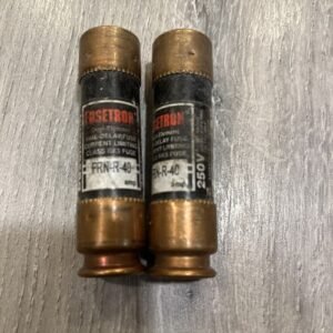 (2 Fuse) Bussmann FRN-R-40 40 Amp Fusetron Dual Element Current Limiting Fuse