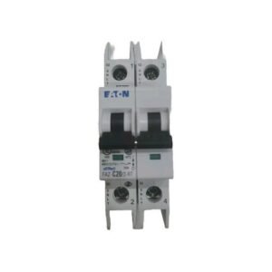 EATON FAZ-C20/2-RT MOELLER SERIES 20A C 2 POLE CIRCUIT BREAKER