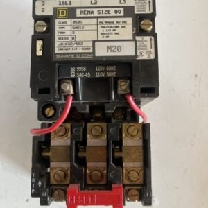 Square D 8536 SAO12 Series B Nema Size 00 Starter