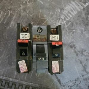 Lot! 3ct FPE NA120 20 Amp 1 Pole Stab-Lok Type NA Thick Federal Pacific Breaker