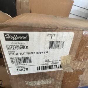 HOFFMAN HJ1210HWLG Type 4x Box W/ Flat Hinged Screw Cover