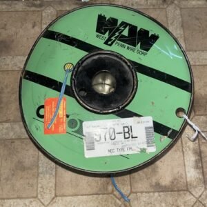 Westpenn Wire 970-BL 18 Awg 2 Conductor Type FPL 105f Audio/FIRE CABLE  200ft