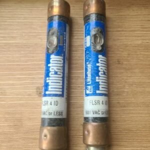 Used Lot Of 2 LITTELFUSE FLSR-4-ID 600V Class RK5 Time Delay Dual Element Fuse