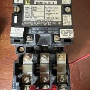 Square D 8536 SB02 Starter NEMA Size 0