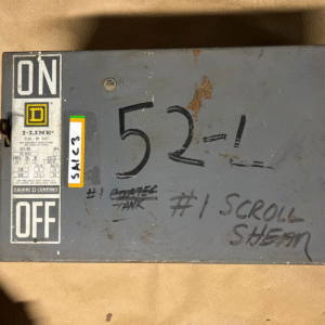 Square D PQ3603 I-Line Fusible Bus Plug 30A 600V 3P 3W Series 1