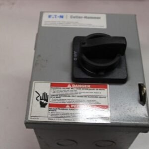Eaton DR3030UG 30 amp 600V rotary disconnect