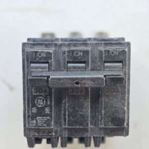 GENERAL ELECTRIC THQB32030 3 POLE CIRCUIT BREAKER 30A 240V NT