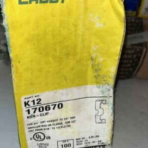 Qty. 50+ ERICO K12 170670  Kon-Clip