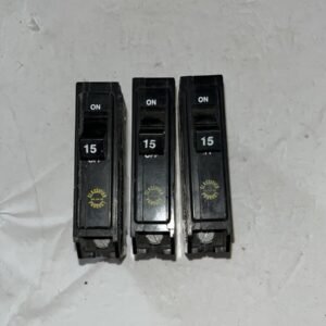 Eaton/Classified Product CHQ115 Single Pole 15 Amp Circuit Breaker ( 3 pack)