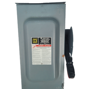 SQUARE D Safety Switch  Heavy Duty, Non Fusible 60A  4600V  NEMA 3R HU362NRB
