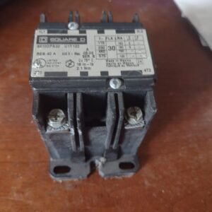 1-Square D 8910DPA32V02 Definite Purpose Contactor 30A 2P 5HP@230V 1PH 120V Coil