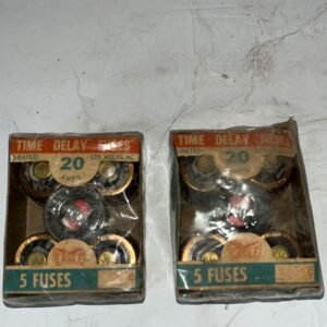 LOT of 2 Eagle Time Delay Plug Fuses #670 20 Amps 125V D-Rated Boxes of 5