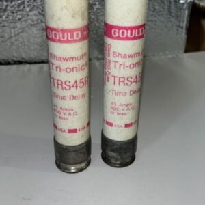 Lot of 3 - GOULD TRS45R Fuses RK5 45 Amp Time Delay 600V AC Dual Element