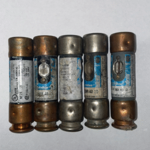 Lot of 5 Littelfuse FLNR 40 ID Time Delay Indicator Fuses 40 Amp  Class RK5