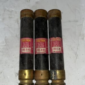 Fusetron FRS-R-40 Time-Delay Dual Element Fuse 40A 600VAC (Lot Of 3)