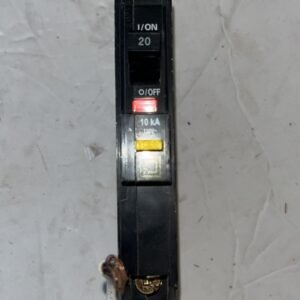 SQUARE D CIRCUIT BREAKER 20 AMP 120V 1 POLE GFCI QO120GFI QO120GF