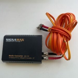 SignaMax 065-1110 10/100BaseT/TX to 100BaseFX Media Converter, Multimode/ST
