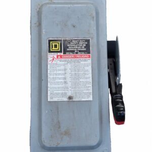 Square D H321N 30A 240V Fusible Heavy Duty Safety Switch w/ Neutral NEMA 1
